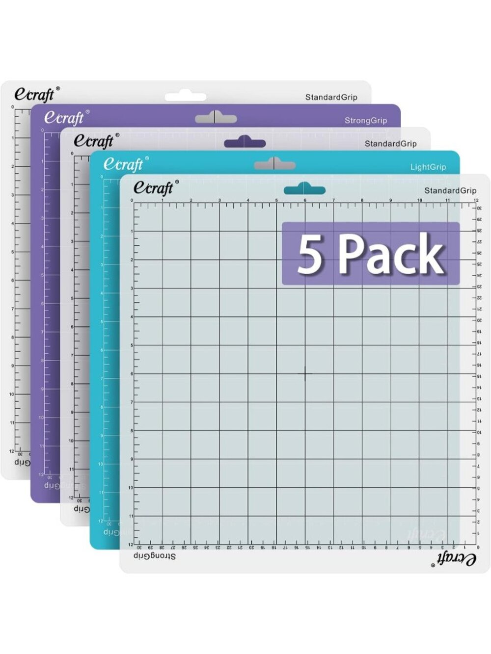 New 12x12 Cutting Mat 5-Pack for Silhouette Cameo 5/4/3/2/1